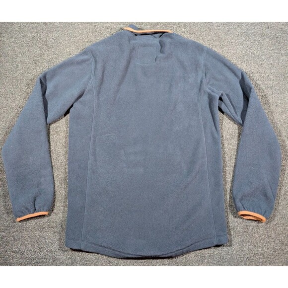 Hawke & Co Men's Small Pullover Jacket Blue Long Sleeve 1/4 Zip Fleece Sweater - Picture 3 of 7